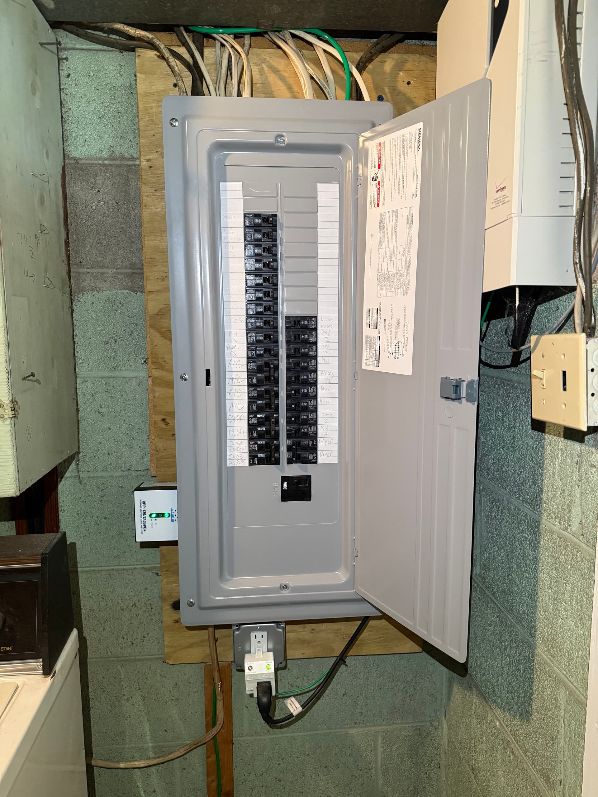 200 Amp Service Upgrade with PVC Conduit Protection