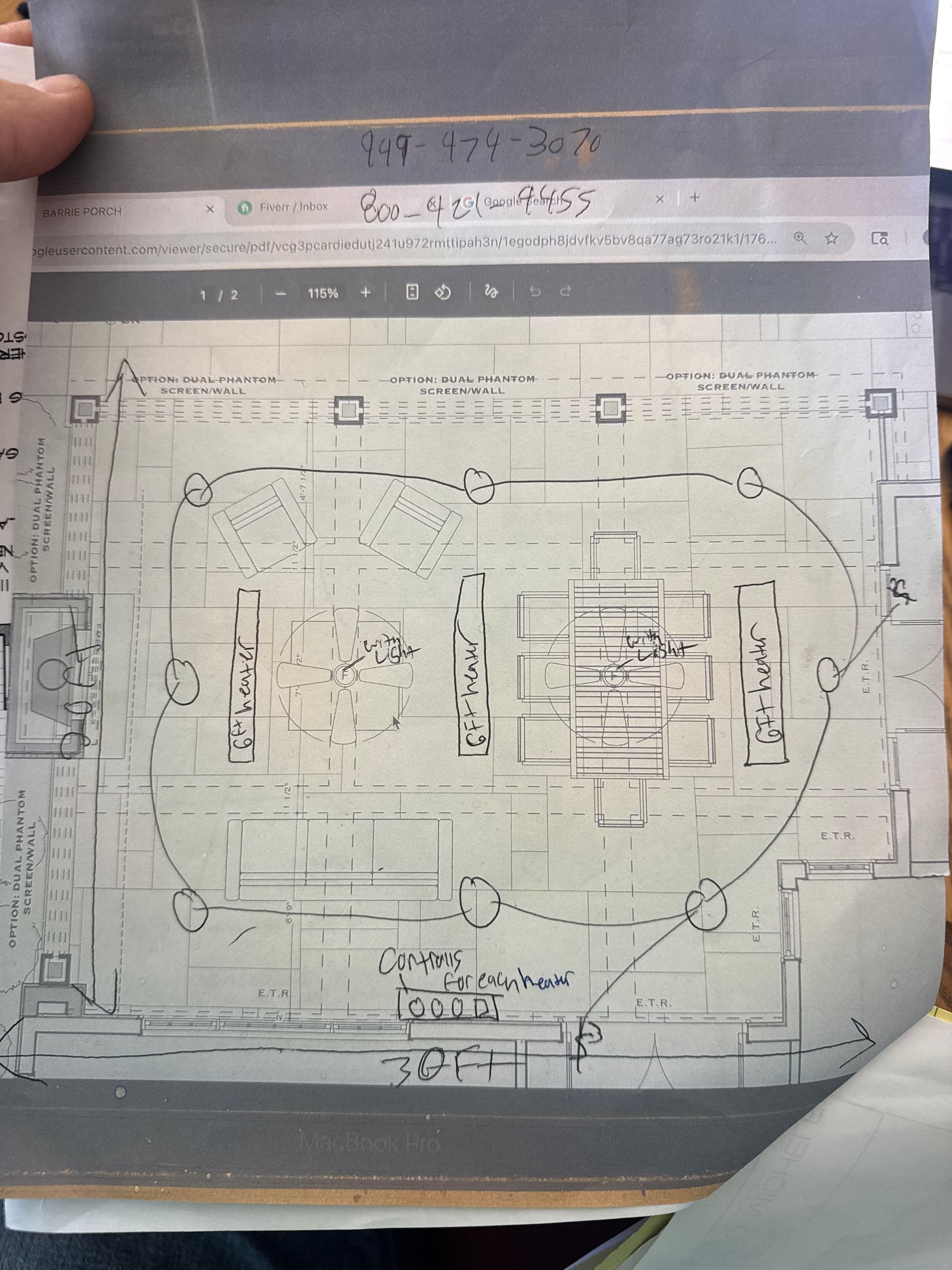 Custom Outdoor Living Space Electrified