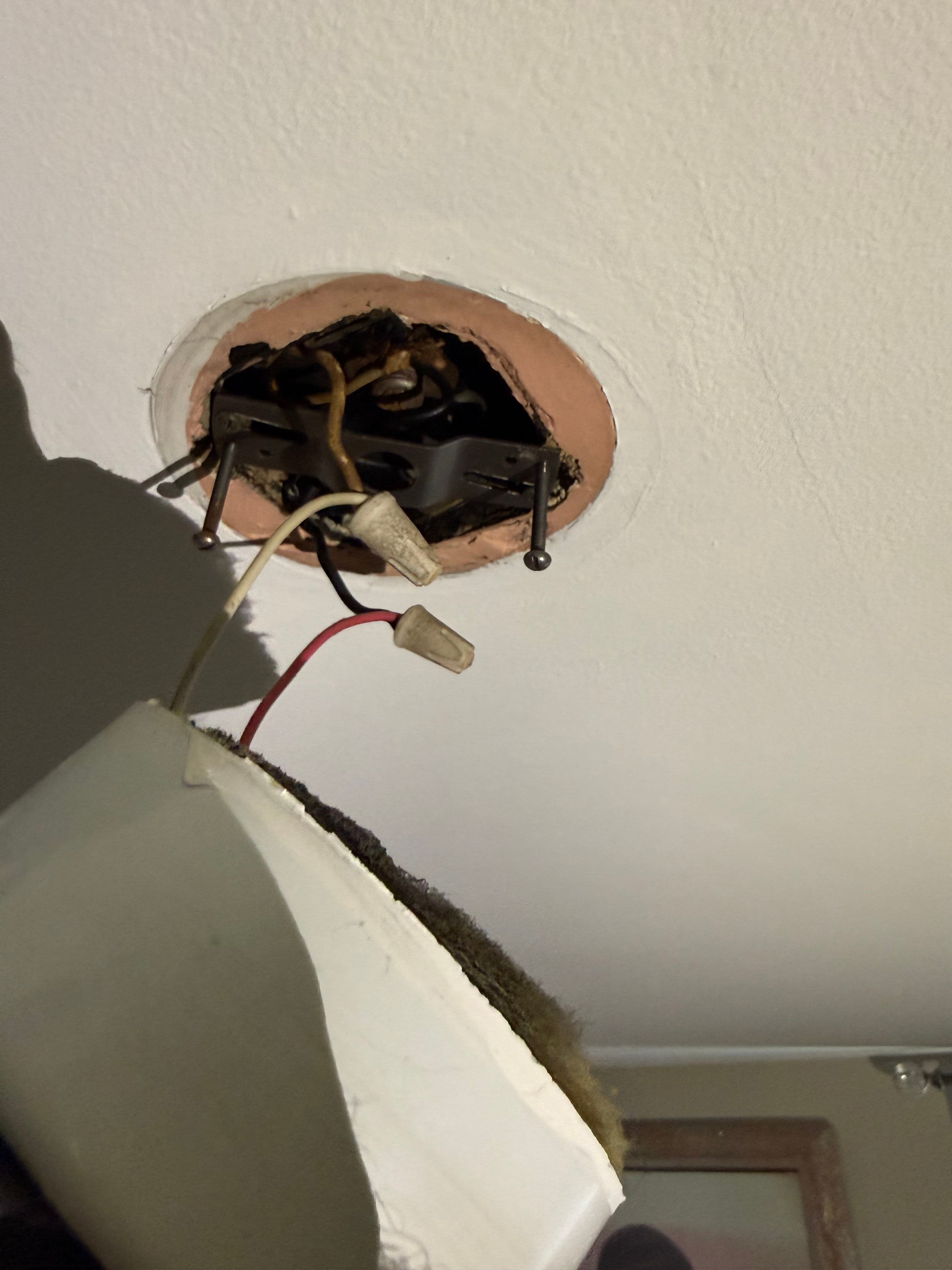Project Wire Mold, Closet Lighting, and Old Wiring That Needed to Go image