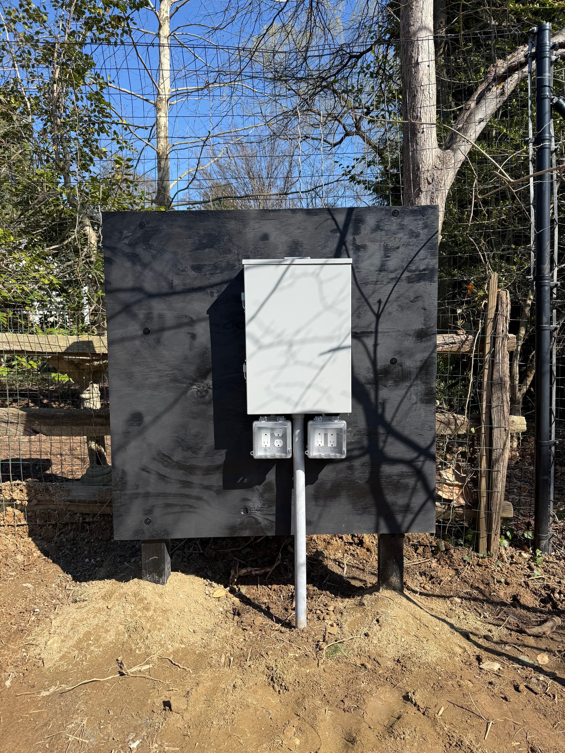 Gallery photos for Outdoor Sub-Panel Installation for Future Pool and Lights: Image #1